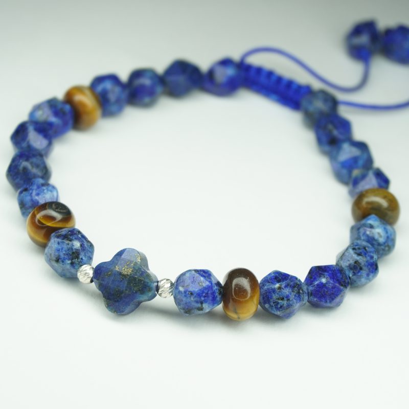 دستبندلاجورد وچشم ببر کد 310258