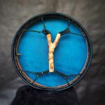 شمنیک درام پوست طبیعی مدل کوک بادی سبز آبی