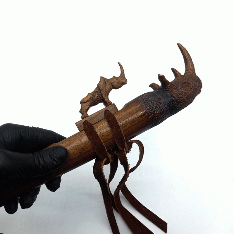 فلوت سرخپوستی ( لاکوتا ) طرح کرگدن