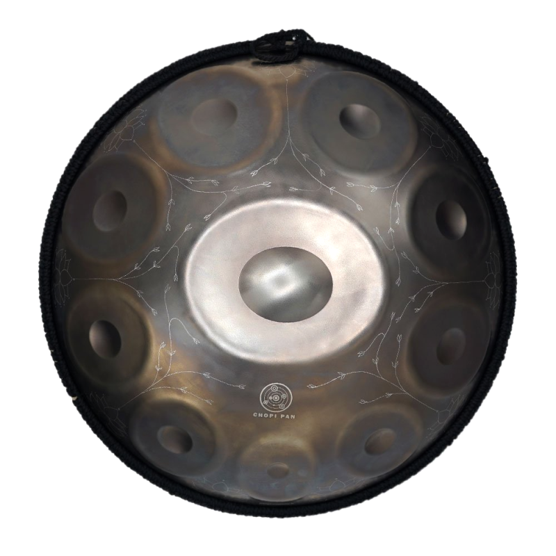 هنگ درام برند چوپی پن جنس استیل ضدزنگ تمام دست ساز طرح گل