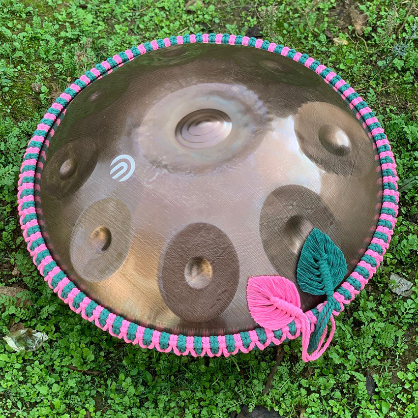 7 بافت هنگدرام کرمی صورتی سبز