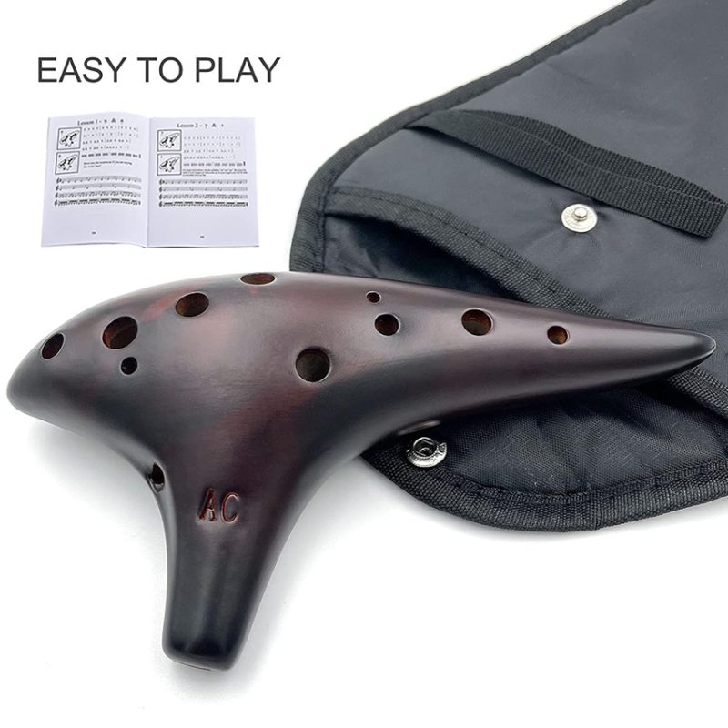 اکارینا ۱۲ حفره ای سرامیکی آلتو دو-تیون TSTS کوک C طرح قهوه ای تیره