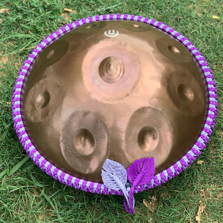 9 بافت هنگدرام کرمی بنفش آبی