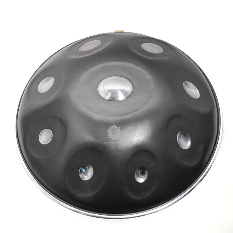 هنگ درام کیتا Kita مدل مشکی پلاک نقره ای