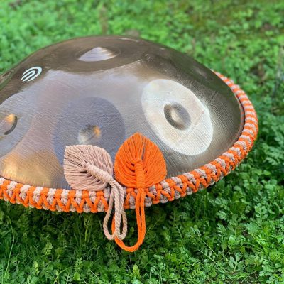 بافت هنگدرام کرمی نارنجی کرمی