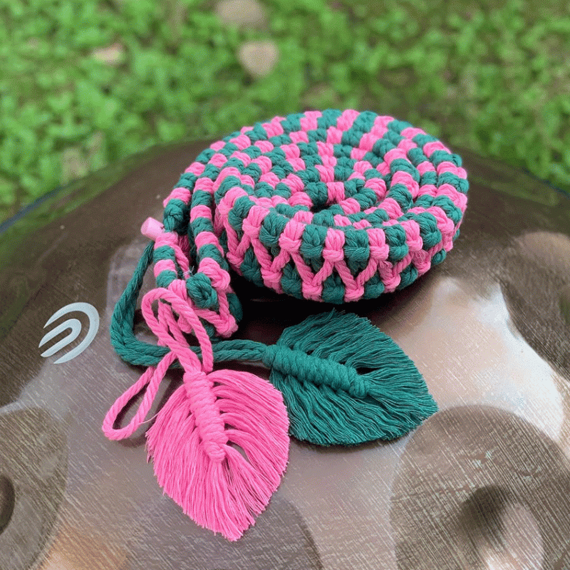 بافت هنگدرام صورتی سبز