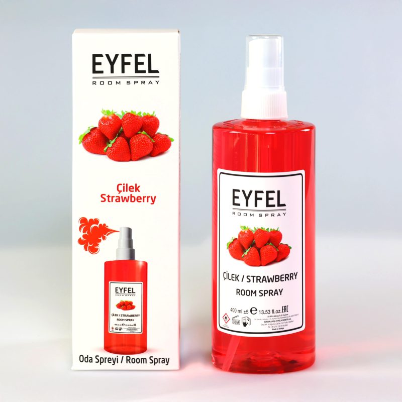 اسپری خوشبو کننده هوا ایفل اصل EYFEL مدل توت فرنگی Strawberries حجم 400 میل