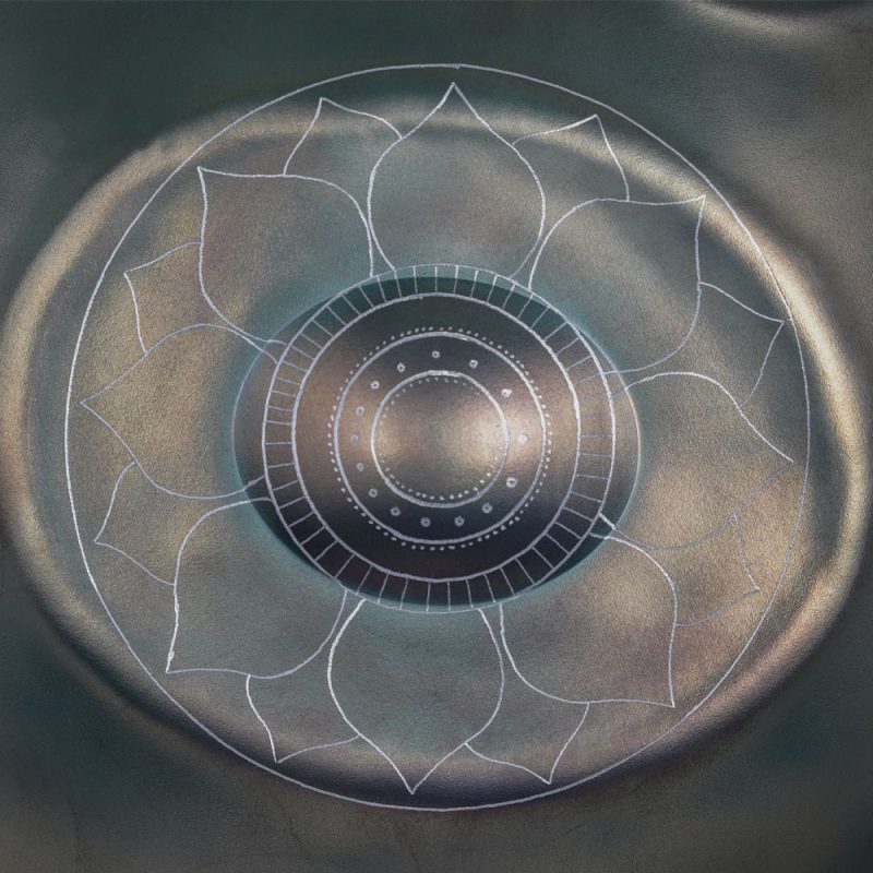 هنگ درام برند چوپی پن جنس استیل ضدزنگ تمام دست ساز طرح گل