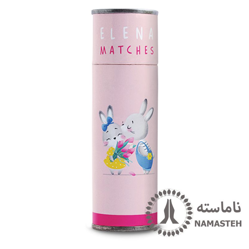 کبریت فانتزی پایه بلند النا طرح خرگوش مهربون