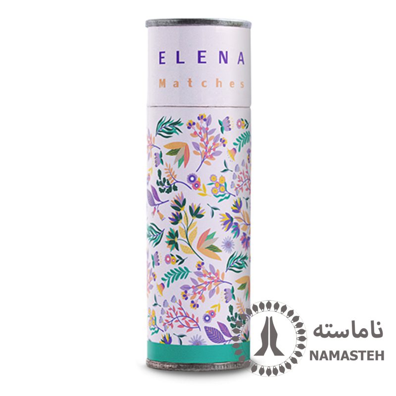 کبریت فانتزی پایه بلند النا طرح باغ ارغوانی