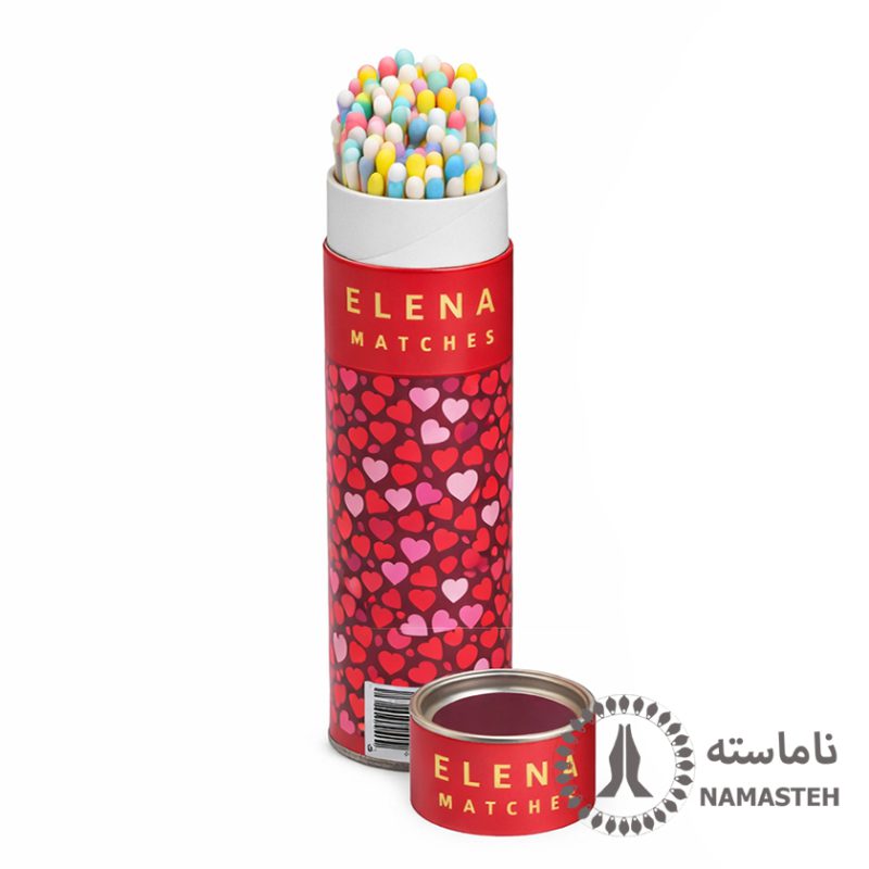 کبریت فانتزی پایه بلند النا طرح ولنتینو