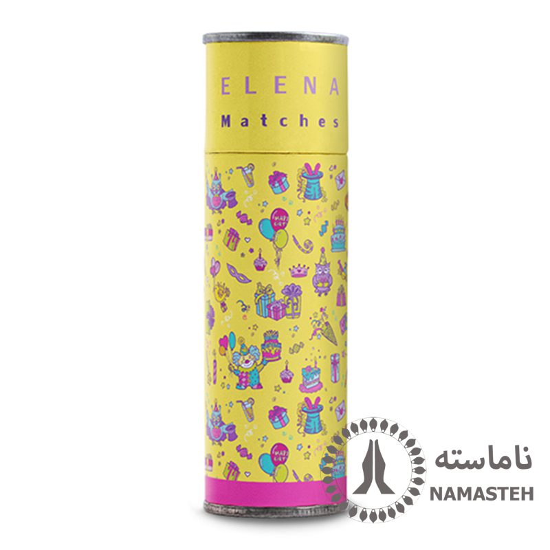 کبریت فانتزی پایه بلند النا طرح جشن تولد