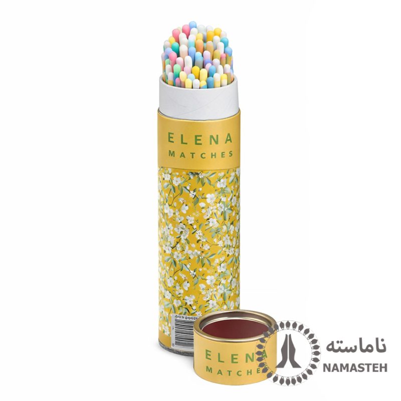 کبریت فانتزی پایه بلند النا طرح شکوفه پرتقال