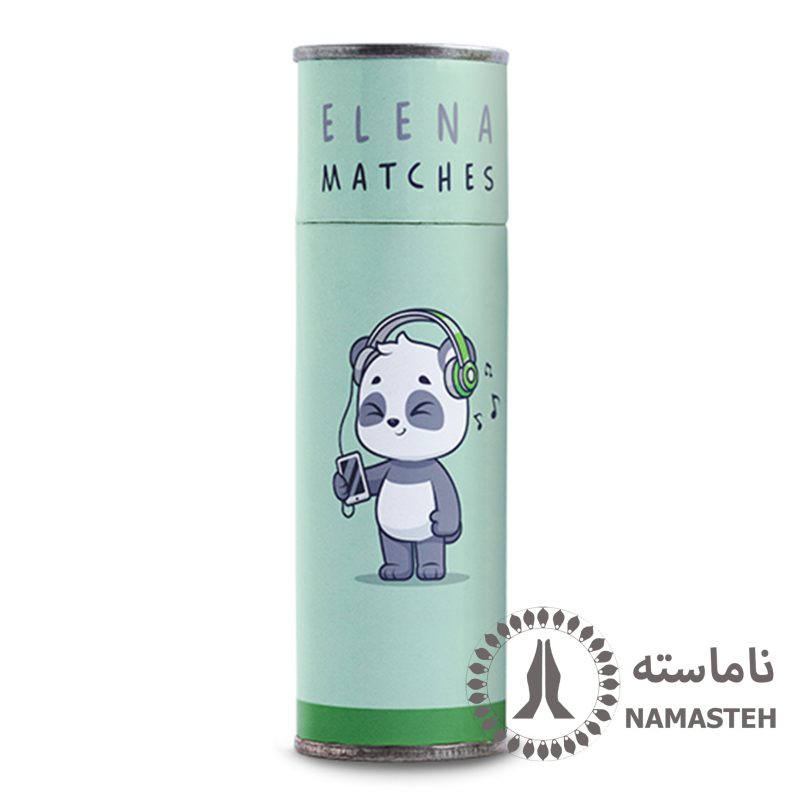 کبریت فانتزی پایه بلند النا طرح پاندا کوچولو