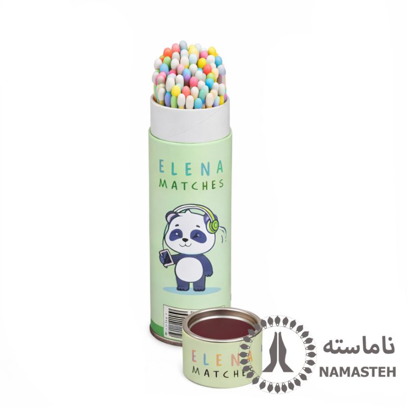 کبریت فانتزی پایه بلند النا طرح پاندا کوچولو