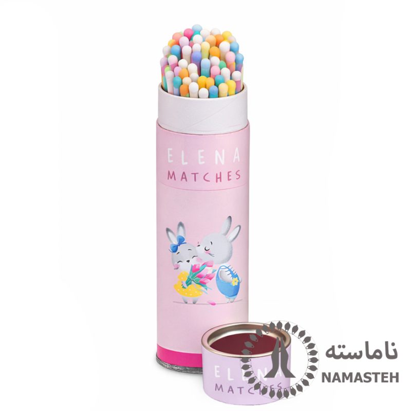 کبریت فانتزی پایه بلند النا طرح خرگوش مهربون