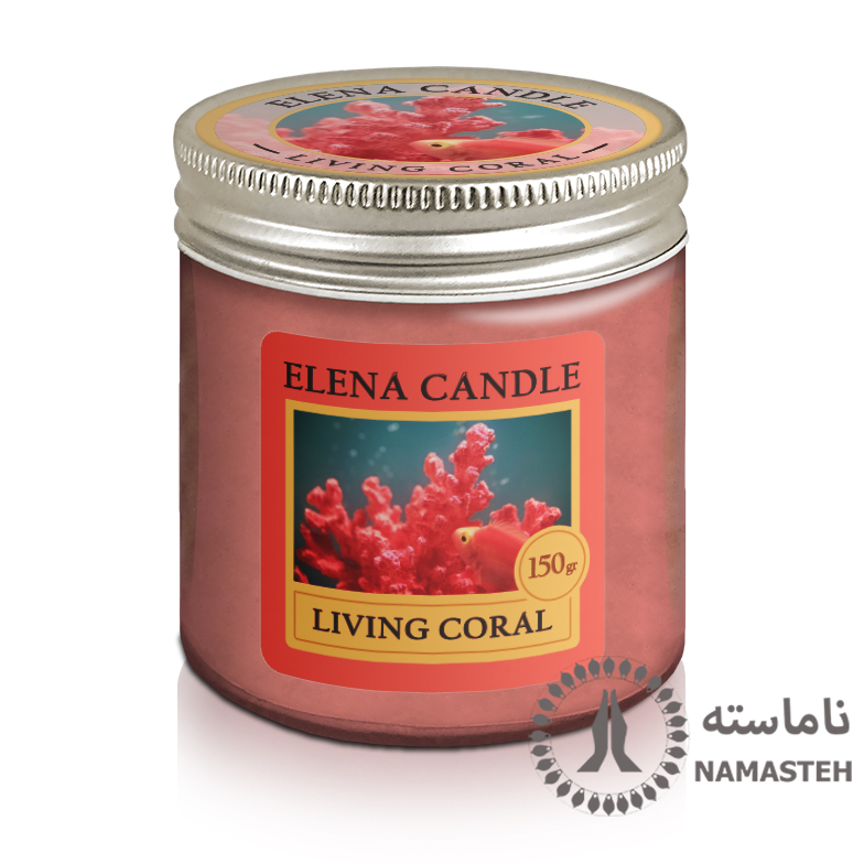 شمع معطر 80 گرم النا رایحه مرجان