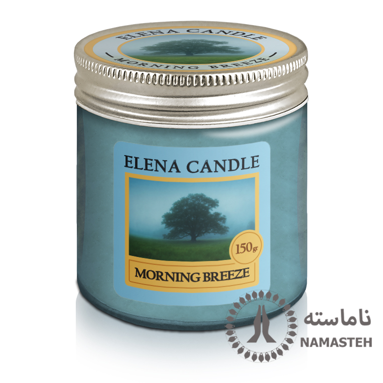 شمع معطر 150 گرم النا رایحه نسیم صبحگاهی