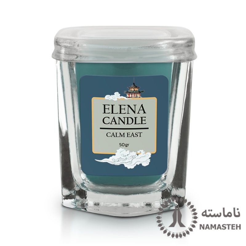 شمع معطر 50 گرم رایحه شرق آرام سری گوهرافشان