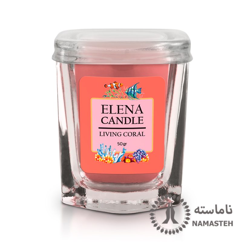 شمع معطر 50 گرم مرجان سری گوهرافشان