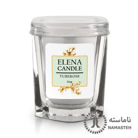شمع معطر 50 گرم رایحه گل مریم سری گوهرافشان