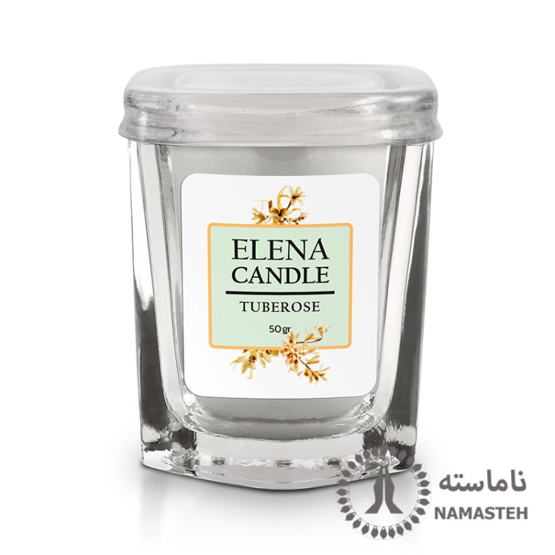 شمع معطر 50 گرم رایحه گل مریم سری گوهرافشان