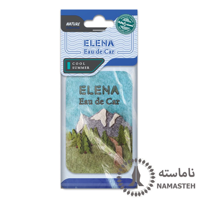 خوشبوکننده کارتی ماشین النا رایحه تابستان خنک