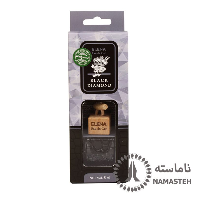 خوشبوکننده شیشه ای ماشین النا رایحه الماس سیاه