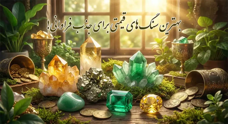 سنگ های قیمتی برای جذب فراوانی