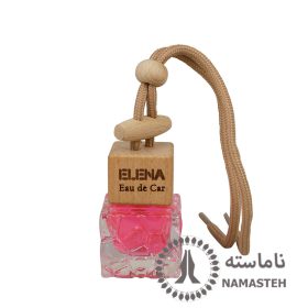 خوشبوکننده شیشه ای ماشین النا رایحه زندگی صورتی