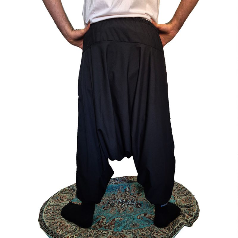 شلوار تبتی مشکی جیبدار