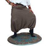 شلوار تبتی رنگ خاکی