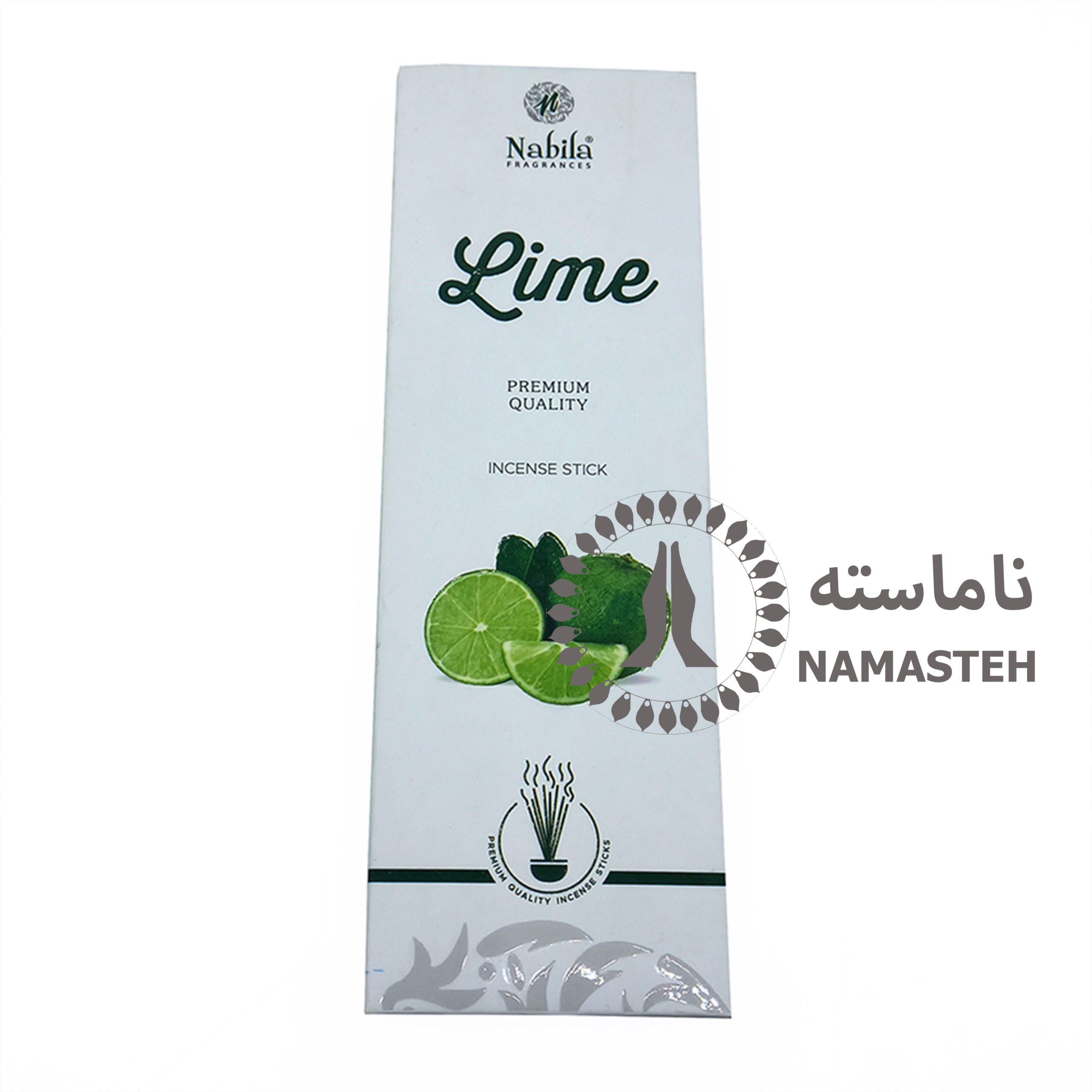 28 عود دستساز نابیلا 90گرمی nabila رایحه لیمو lime کد 268