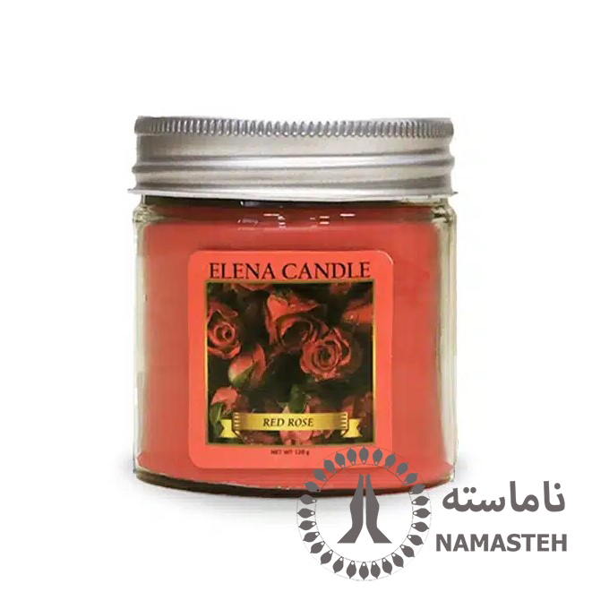 شمع معطر 150 گرمی النا رایحه رز قرمز