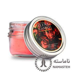 شمع معطر 80 گرمی النا رایحه رز قرمز