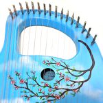 چنگ رومی بلوط مدل سرو طرح شکوفه بهاری