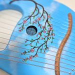 چنگ رومی بلوط مدل سرو طرح شکوفه بهاری