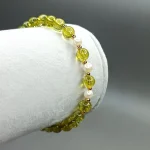 دستبند زنانه زبرجد و مروارید اصل