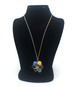 گردنبند سنگ هفت چاکرا کد 82