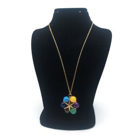 گردنبند سنگ هفت چاکرا کد 82