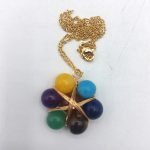 گردنبند سنگ هفت چاکرا کد 82