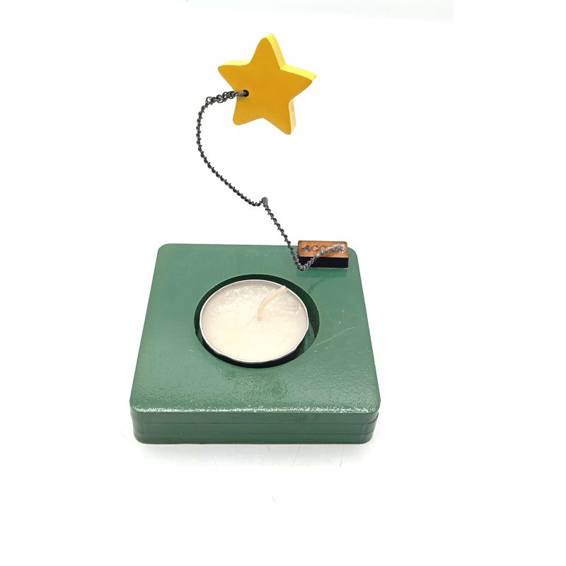 Wooden candle warmer holder