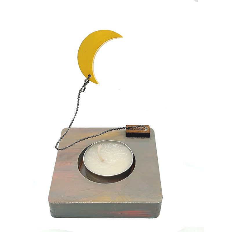 Wooden candle warmer holder