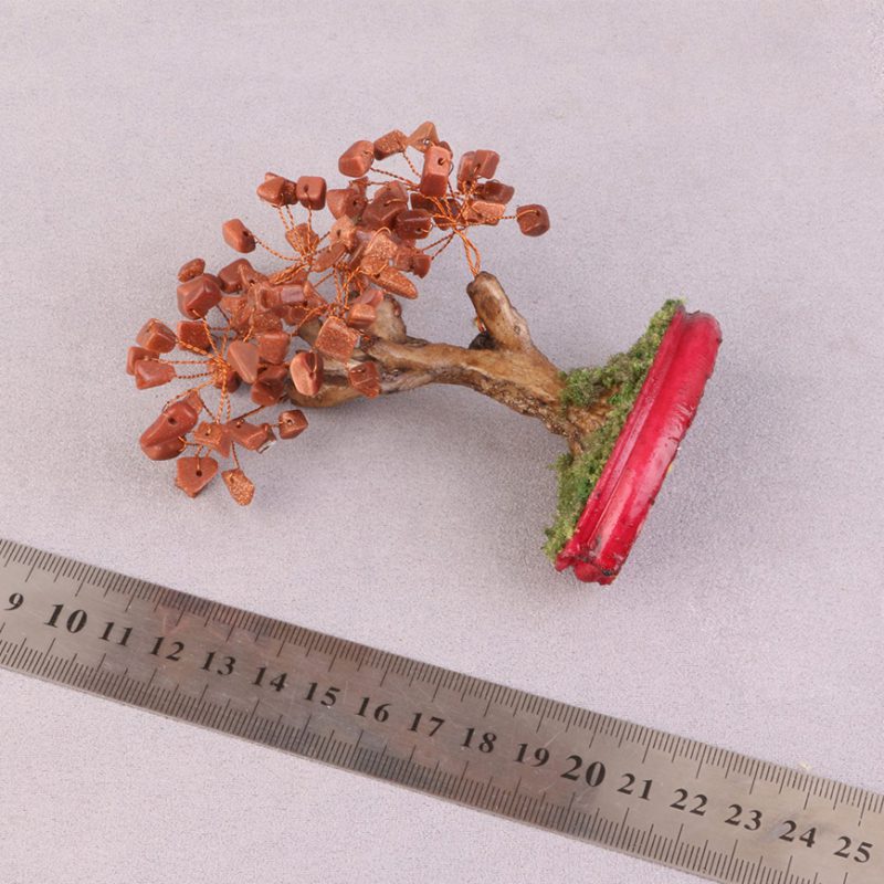 درختچه دلربا قهوه ای دکوری 12 سانتی