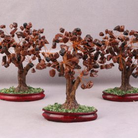 درختچه ابسیدین ماهگونی دکوری 12 سانتی