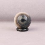 گوی عقیق سلیمانی سیاه کد m202