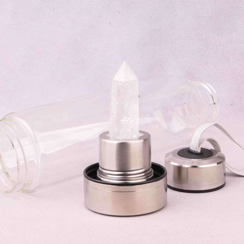 بطری فلاسک انرژی سنگی کریستال کوارتز