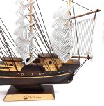 کشتی چوبی سایز 30 سانتی متر کد 720025 - Image 3