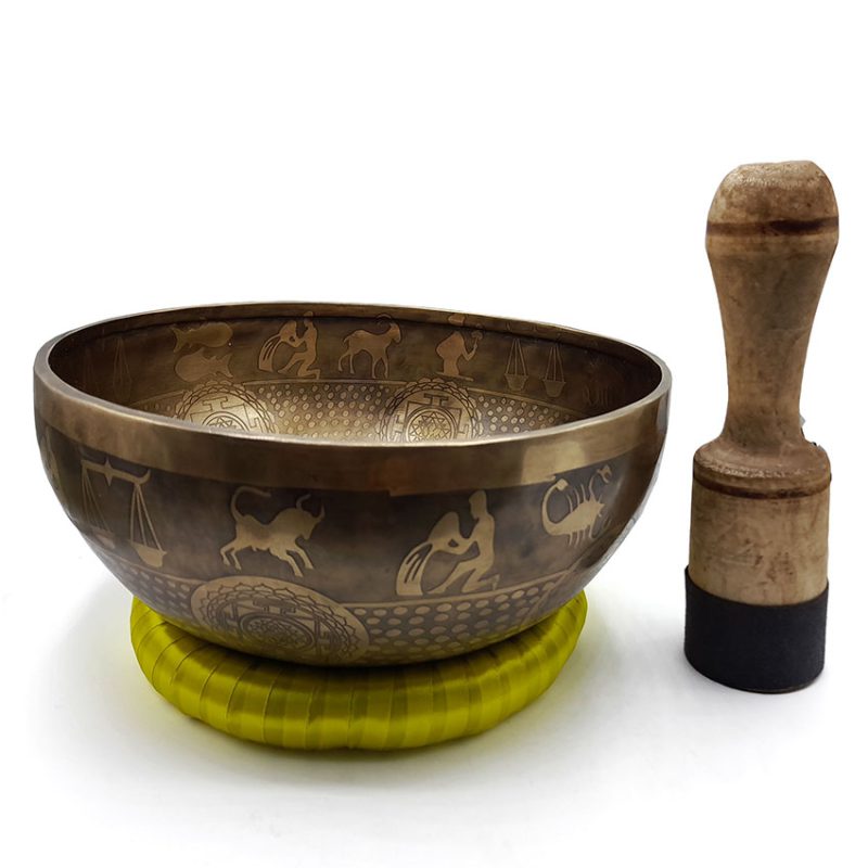 کاسه تبتی دستساز نپالی قطر 23cm