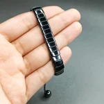 دستبند زنانه محافظت سنگ هماتیت(حدید)